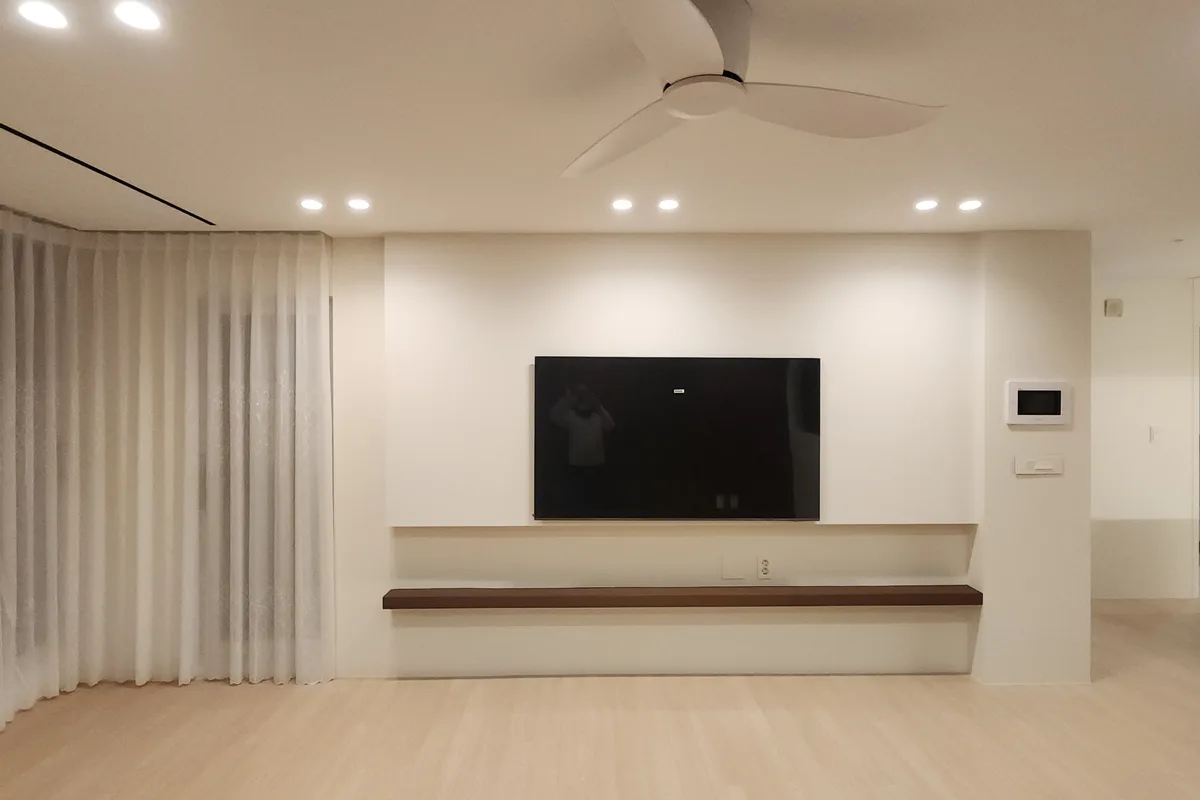 거실 리모델링 시공 사진 2